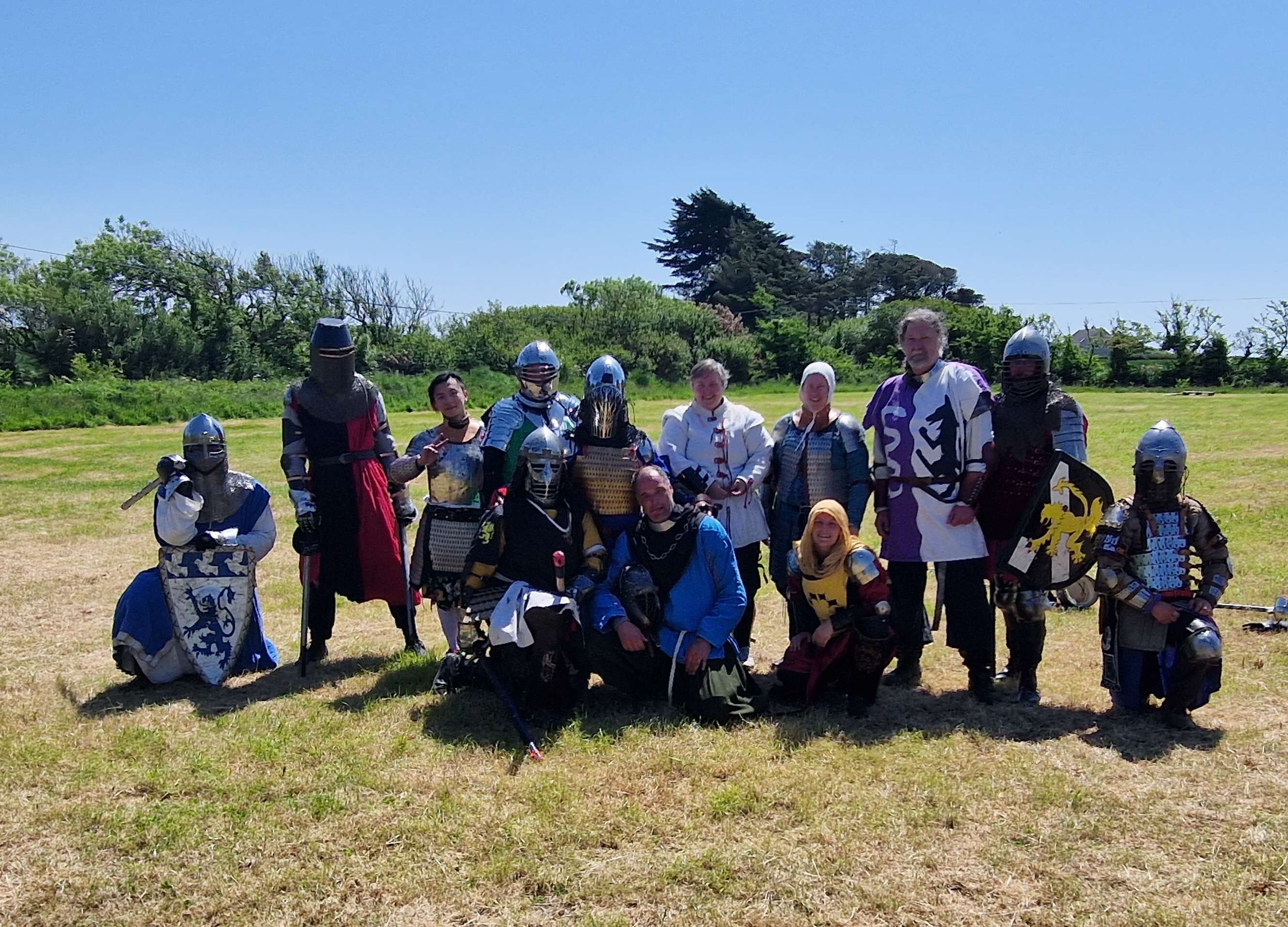 Armoured fight practice